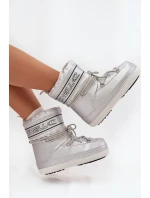 Śniegowce Damskie Z Wiązaniem O'NEILL LISA WOMEN HIGH 90253012.99S Srebrne
