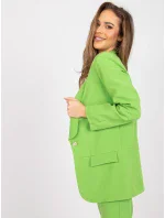 Dámske sako DHJ MA 15621 svetlo zelené