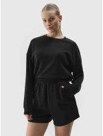 Dámske teplákové šortky s modalom 4F - čierne Dámske teplákové šortky s modalom 4F - čierne