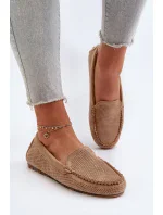 Dámske semišové mokasíny tmavobéžové Ranica Dámske semišové mokasíny tmavobéžové Ranica