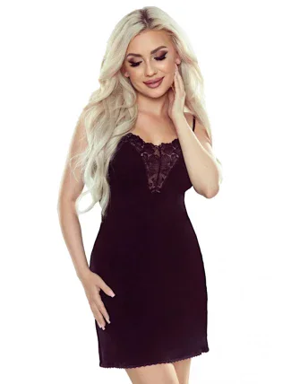 Dámska nočná košeľa Liza Black - EWANA
