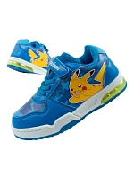 Leomil Detská športová obuv Pokemon Ľahké tenisky na suchý zips LED Blue