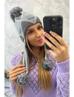 Dámska klapka na uši Eunika K322 graphite