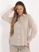 Košeľa LK KS 510109.70 béžová