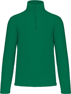 Kariban K 912 Mikrofleecová mikina s 1/4 zipsom „Enzo“ 20.K912 kelly green