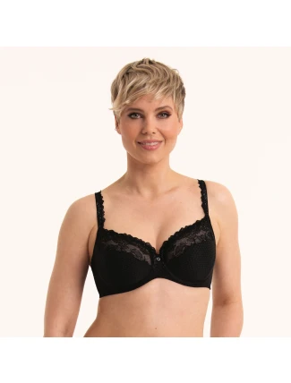 Podprsenka s kosticami Eloise . 5294 black - RosaFaia