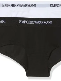 Nohavičky 2pcs 163263 CC317 00911 čiernobiela - Emporio Armani