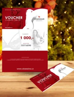 ELEKTRONICKÝ DARČEKOVÝ VOUCHER OBSESSIVE - 1 000 KČ