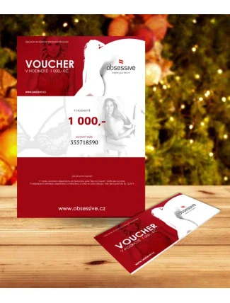 ELEKTRONICKÝ DARČEKOVÝ VOUCHER OBSESSIVE - 1 000 KČ