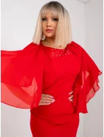 Dámské šaty NU SK 1335.40P červená - FPrice