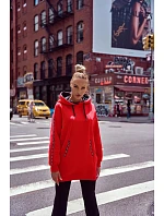 Dámska mikina M696 červená - Made Of Emotion