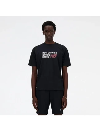 New Balance S/S Brand T-Sh M MT41524BK Tričko New Balance S/S Brand T-Sh M MT41524BK Tričko