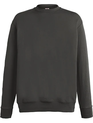 Fruit of the Loom Lightweight Set-In Sweat Pánska mikina 16.2156 light graphite