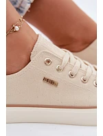 Dámske nízke tenisky Big Star TT274773 Beige Dámske nízke tenisky Big Star TT274773 Beige