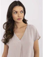 Blúzka D73761M11171B béžová