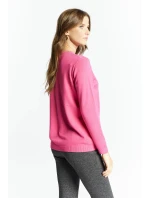 Dámsky sveter QNS0390-004 Dark Pink - Monnari Dámsky sveter QNS0390-004 Dark Pink - Monnari