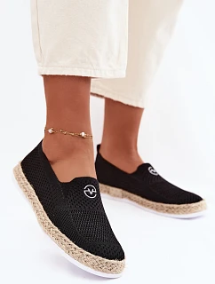 Dámske espadrilky 13659 black - Vinceza