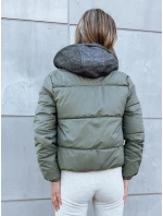 Dámska prešívaná bunda KHALEESI zelená FashionStreet TY3876 Dámska prešívaná bunda KHALEESI zelená FashionStreet TY3876