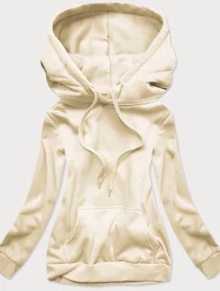 Dámska tepláková mikina v ecru farbe (W02-67)