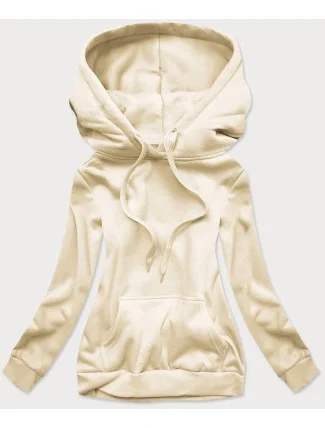 Dámska tepláková mikina v ecru farbe (W02-67)