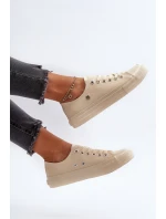 Klasyczne Trampki Damskie Big Star NN274286 Beżowe