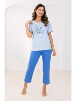 Regina 740 cr/r 2XL-3XL W26 dámske pyžamo Regina 740 cr/r 2XL-3XL W26 dámske pyžamo