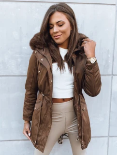 Dámska zimná bunda GODDESS hnedá FashionStreet TY3869