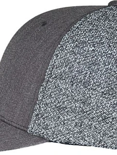 Flexfit 6511MM 6-panelová čiapka typu Trucker „Melange“ 55,11 mm čierna/sivá melange