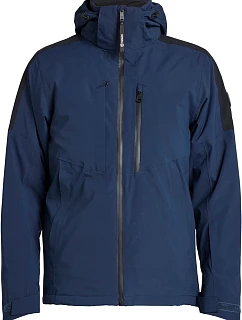 Tenson Core Ski Jacket Men Pánska lyžiarska bunda s kapucňou 84.7086 tmavomodrá