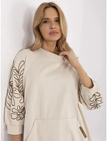 Blúzka RV BL A367 1.18P svetlo béžová