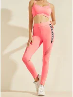 Dámske športové legíny O1GA54MC03W - AMPM - Neónovo ružové - Guess