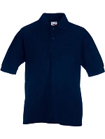 Fruit of the Loom Kids 65/35 Polo Detské piqué polo 16.3417 tmavomodrá