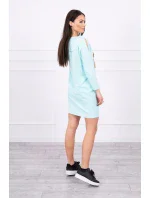 Šaty s 3D grafikou a ozdobnými volánmi mincovňa