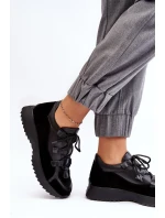 Dámska kožená športová obuv M01/2 Zazoo black Dámska kožená športová obuv M01/2 Zazoo black