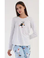 Dámske pyžamo dlhé Tučniak na ľade Dámske pyžamo dlhé Tučniak na ľade