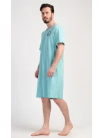 Pánska nočná košeľa s krátkym rukávom Sea