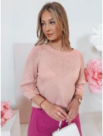 Dámsky oversize sveter SOFTICAN púdrovo ružový FashionStreet MY2431 Dámsky oversize sveter SOFTICAN púdrovo ružový FashionStreet MY2431