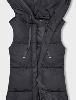 Vypasovaná dámska vesta v grafitovej farbe (16M9093-105)