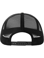 Atlantis Headwear Rapper-S 5-panelová truckerová čiapka 33.0262 čierna/čierna