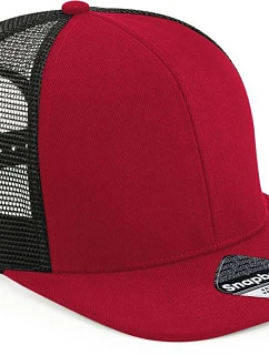 Beechfield B 664 6-panelová čiapka „Original Trucker“ 53.0664 klasická červená/čierna