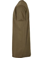 Build your Brand BY 028 Pánske tričko „Shaped Long“ 56.0028 olivová