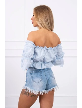 Modrá pruhovaná blúzka Modrá pruhovaná blúzka