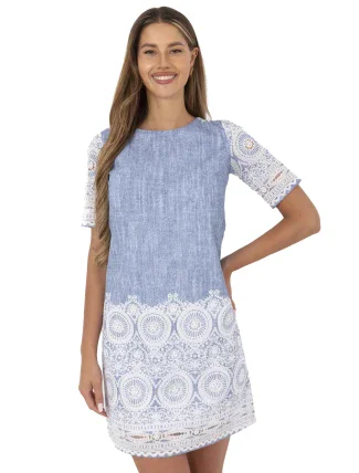 Šaty LK SK 506836 1.74P modré