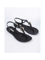 Ipanema Sandal Class Women's Flip Flop Sandals Fashion Black with Gold Women's