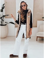 Dámska obojstranná vesta s kapucňou FashionStreet TY5095 Dámska obojstranná vesta s kapucňou FashionStreet TY5095