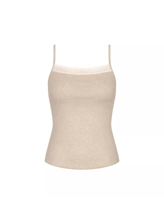 sloggi GO Rebrovaný top so špagetami - GRAY - SLOGGI GRAY - SLOGGI