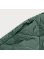 Zelená prešívaná bunda s golierom (AG8-8010)