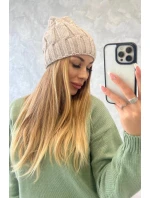 Fleecová čiapka Iwona K221 beige Fleecová čiapka Iwona K221 beige