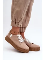 Dámske tenisky MEMORY FOAM SYSTEM BIG STAR Dark beige