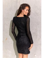 Dámske šaty SUK0422 Čierna - Roco Fashion Dámske šaty SUK0422 Čierna - Roco Fashion